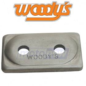 Add2-3775-f Woodys Double Digger Aluminum Support Plates For Track Systems Mu