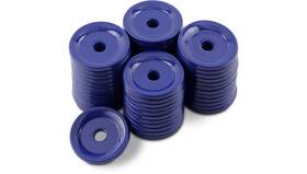 Arg-3795-48 Woodys Grand Digger Round Aluminum Support Plate Blue 5/16 Inch 48-pack