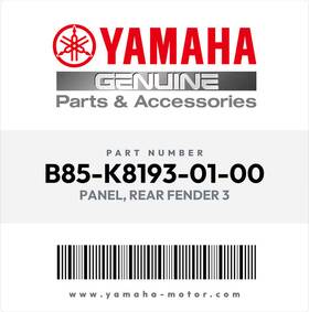 Yamaha B85-k8193-01-00 Panel Rear Fender