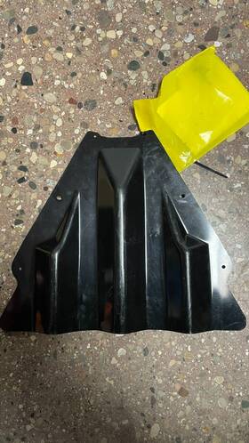 Sma-8lr34-00-bk Yamaha Sidewinder Srviper Pro Skid Plate By Sidewhinder New