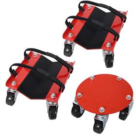 W465p234072 Yellowcat Snowmobile Dolly 1500lb Heavy Duty With V-slide Swivel Casters Rubber Pad