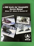 Oem 1992 Arctic Cat, Wildcat Efi + Mountain Service Manual 2254-736. Fixed Price $17.77.