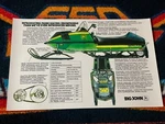 76 John Deere Liquidator Snowmobile Poster Vintage Sled (more Racing). Fixed Price $21.88.