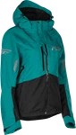 470-5212L Fly Racing Women's Carbon Jacket Deep Lake/black Large. Fixed Price $339.95.