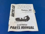 2002 Arctic Cat Pantera 550 Snowmobile Printed Parts Manual Original Book. Fixed Price $16.95.