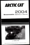 2004 Arctic Cat Snowmobile Operators Manual English & French New (746). Fixed Price $27.99.