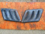 1989 Arctic Cat El Tigre Ext 530 L/c R/l Louver Pnt/blk 0706-088,0706-089. Fixed Price $37.50.