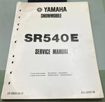 Genuine Yamaha LIT-12618-00-37 Snowmobile SR540E Service Manual 1980. Fixed Price $19.94.