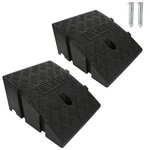 Qtlcohd 2 Pack Curb Ramps 4 Inch Rise Height Portable Lightweight Small Rubbe.... Fixed Price $37.75.