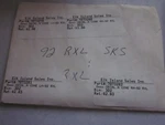 7073279 Polaris Decal,rh & Lh Efi'rxl' Nose Cone 1992 650 Sks. Fixed Price $20.36.
