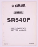 Yamaha Service Manual SR540F Part Number LIT-12618-00-42. Fixed Price $19.99.