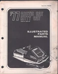 1977 Arctic Cat Kitty Illustrated Parts Manual Model 0250-140 Vintage MN2836. Fixed Price $9.95.