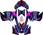 Ski Doo Snowmobile Wrap Kit Rev,xp, Xr,xs,xm 03-16 Pinned Decal Sticker. Fixed Price $275.00.