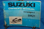 Vintage Suzuki Snowmobile 1973 Owners Manual SM21. Fixed Price $20.00.
