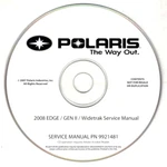 Genuine Polaris Owner's Service/repair Manual Cd 2008 Trail Rmk Lx 340/500/550. Fixed Price $11.99.