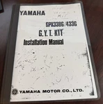 1975 Yamaha G.y.t. Kit Racing GPX338G & GPX433G Installation Manual Copy (349). Fixed Price $26.99.