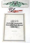 Arctic Cat Snowmobile 1993 Kitty Illustrated Parts Manual 2254-852. Fixed Price $16.99.