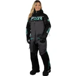 Fxr Women's Gray Mint Maverick F.a.s.t. Insulated Monosuit 232948-1054-06. Fixed Price $779.99.