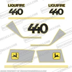 Fits John Deere 440 Liquifire Snowmobile Decals 1976-1977. Fixed Price $234.95.
