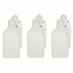 Scribner 2000W-CASE 5 Gallon Plastic Utility Jug Square; White (set Of 6). Fixed Price $174.82.