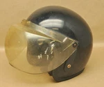 Vintage Black Motorcycle Scooter Helmet LTC-V-300 Bubble Facemark (as Is). Fixed Price $49.99.