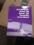 New Oem 2255-127 1995 Arctic Bearcat 340 & 440 Snowmobile Service Manual Nos. Fixed Price $21.85.
