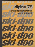 1978 Ski-doo Alpine Snowmobile Parts Manual P/n 480107500. Fixed Price $27.99.