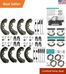 Brake Shoes Front&rear All Springs Pins Left&right For Kawasaki Mule 3000 301.... Fixed Price $69.99.