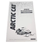 Arctic Cat 2003 Snowmobile Operators Manual, 2256-590. Fixed Price $189.95.