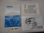 Yamaha Owners Manual 1984 Phazer LIT-12628-01-57 #28883. Fixed Price $24.95.