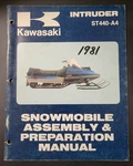 Kawasaki Intruder ST440-A4 Assembly And Preparation Manual Oem 99964-3521. Fixed Price $19.99.