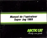 1989 Arctic Cat Snowmobile Super Jag Operators Manual P/n 2254-548 (423). Fixed Price $29.69.