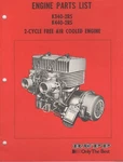 Rupp 2-CYCLE Free Air Cooled Engine K340-2RS,K440-2RS Parts List Manual (366). Fixed Price $39.99.