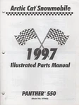 1997 Arctic Cat Snowmobile Panther 550 Parts Manual P/n 2255-549 (702). Fixed Price $23.98.