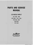 Amf Service Shop & Parts Manual Ski Daddler Model 5813-3100. Fixed Price $19.50.