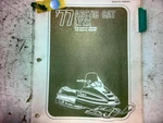1977 Arctic Cat Lynx Illustrated Parts Manual 0185-074 M231. Fixed Price $10.00.