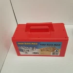 Vintage Paricon Snow & Block Mold, 5" 10", Sandbox, Beach Toy, Fort. Fixed Price $19.95.