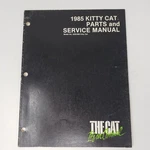 Arctic Cat Kitty Parts & Service Manual 0250-608 1985 P/n 2254-312. Fixed Price $14.04.