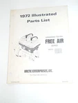 Arctic Cat 1972 Parts List Manual Kawasaki T1A-R1A Free Air 250 290 340 400. Fixed Price $9.25.