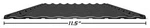 Caliber CR0155 Lowpro Glides Wide 11.5" Piece Replacement. Fixed Price $23.96.