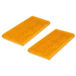 Self-adhesive Rectangle Reflector Amber. Fixed Price $10.79.