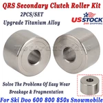Titanium Qrs Secondary Clutch Roller Kit For Ski-doo 600 800 850S Snowmobile. Fixed Price $24.43.