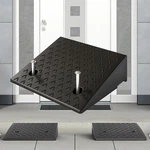 Nisorpa Rubber Curb Ramp, 40000 Lbs Weight Heavy Duty Threshold Ramps For She.... Fixed Price $113.07.