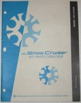 1971 Omc Cruiser Snowmobile 201E Parts Catalog Manual Book Original Oem. Fixed Price $145.46.