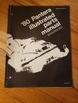 1980 Arctic Cat Pantera Illustrated Parts Manual 0185-154. Fixed Price $6.00.