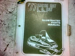 1977 Arctic Cat Snowmobile C.c. Parts Manual P/n 0185-081 M234. Fixed Price $20.00.