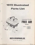 1972 Arctic Cat Snowmobile Engine Kawasaki T1A-R1A Free Air Parts Manual (259). Fixed Price $27.48.