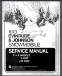 1973 Evinrude Johhnson E-1532, J21-153C Snowmobile Service Manual 81 Pages. Fixed Price $24.95.