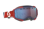 Fury Adult Snowmobile Goggles - Red/blue/enhancer Chrome/one Size Osfm. Fixed Price $71.12.