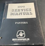 Vintage 1976 Arctic Cat Snowmobile Pantera Service Manual P/n 0153-087 (841). Fixed Price $27.99.